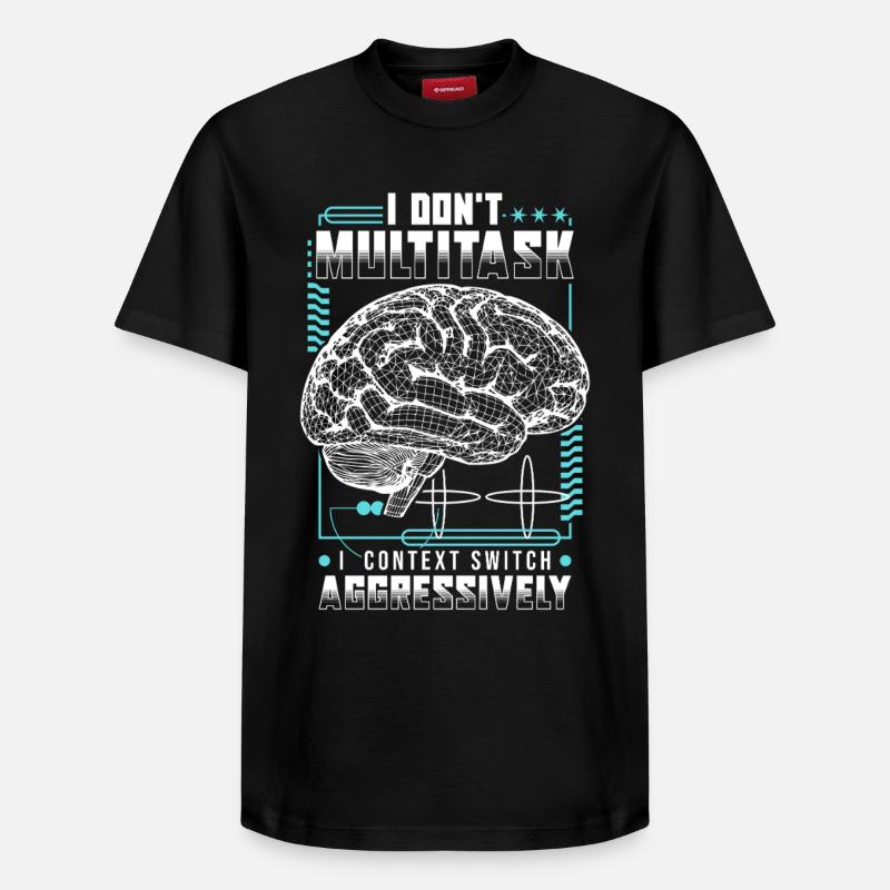 Neurodiversité neurodivergente Neurodiversité - T-shirt unisexe décontracté en coton Supima – de SPREAD - noir