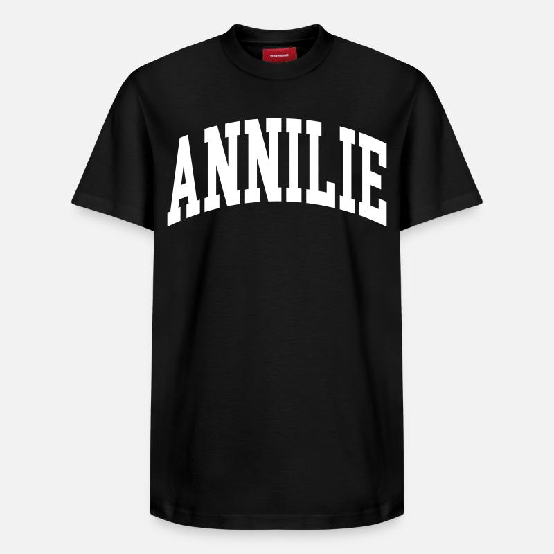 Annilie - T-shirt unisexe décontracté en coton Supima – de SPREAD - noir