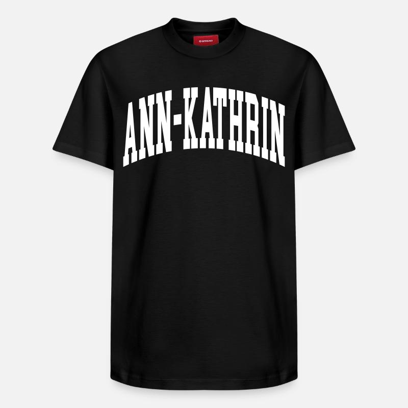 Ann-Kathrin - Relaxed Unisex Supima Cotton T-Shirt – von SPREAD - Schwarz