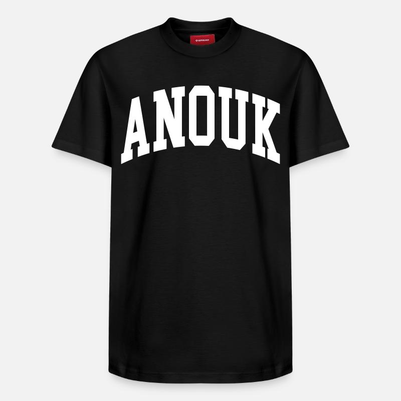 Anouk - T-shirt unisexe décontracté en coton Supima – de SPREAD - noir