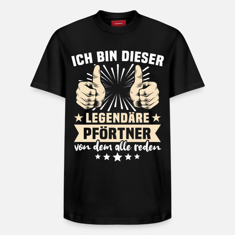Dictons de gardien - T-shirt unisexe décontracté en coton Supima – de SPREAD - noir