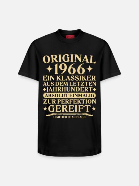 Originalklassikern från 1966, Last Century - T-shirt unisex med avslappnad passform i Supima-bomull – från SPREAD - svart