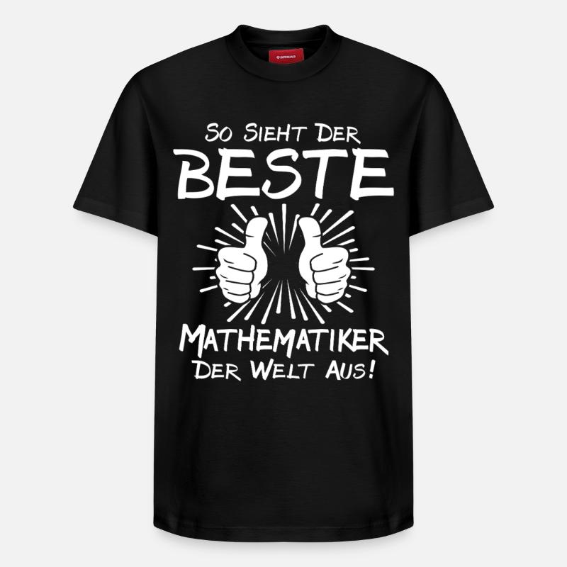 Bester Mathematiker - Relaxed Unisex Supima Cotton T-Shirt – von SPREAD - Schwarz