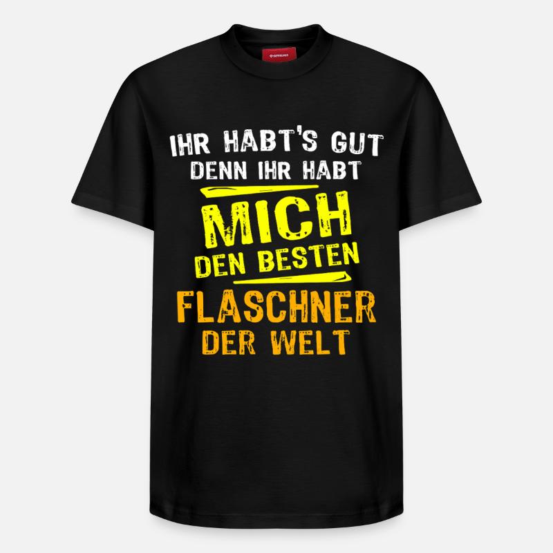 Cadeau Bottler - T-shirt unisexe décontracté en coton Supima – de SPREAD - noir