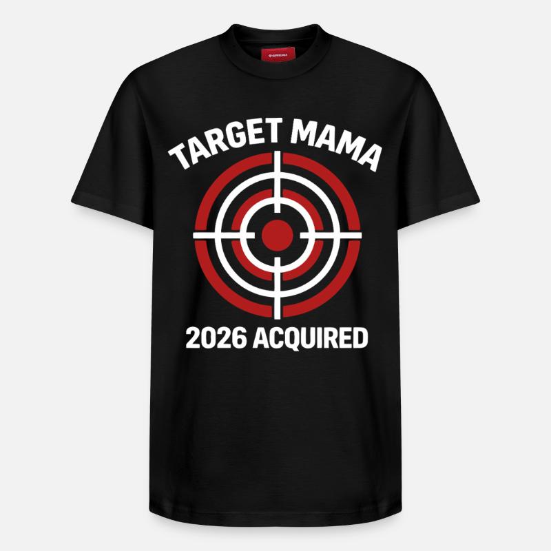 Maman 2026 Target - T-shirt unisexe décontracté en coton Supima – de SPREAD - noir