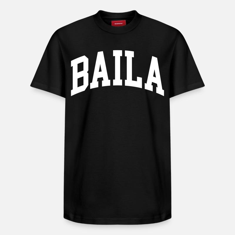 Baila - T-shirt unisexe décontracté en coton Supima – de SPREAD - noir