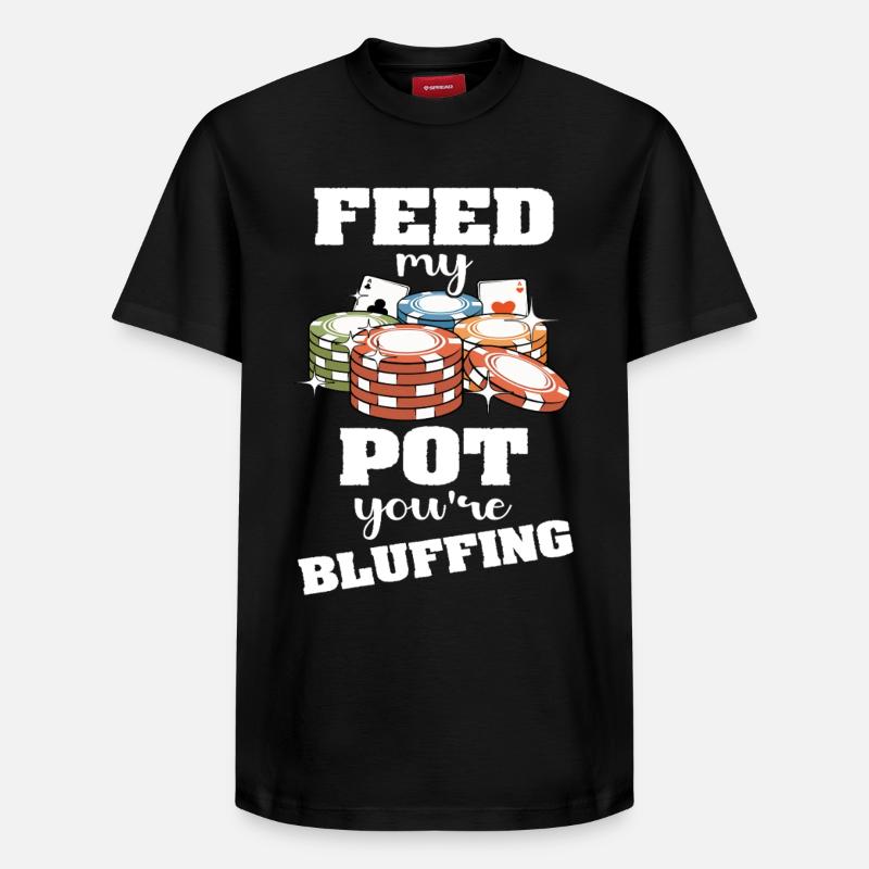Poker Poker Joueurs - T-shirt unisexe décontracté en coton Supima – de SPREAD - noir