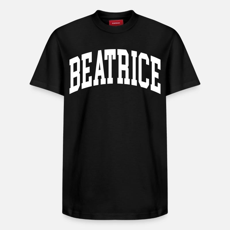 Beatrice - T-shirt unisexe décontracté en coton Supima – de SPREAD - noir