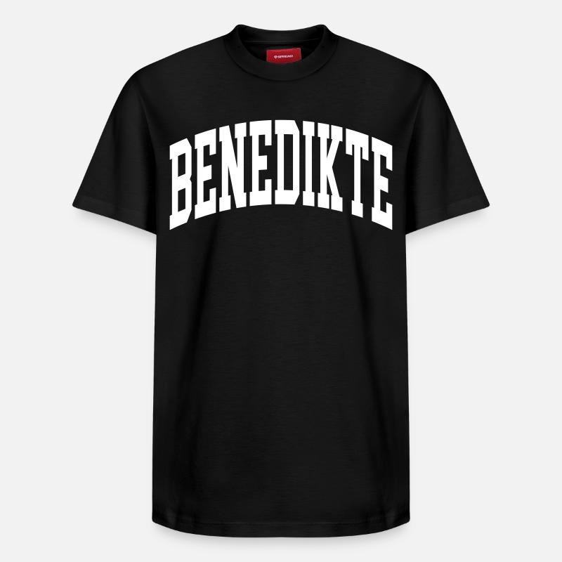 Benedikte - Relaxed Unisex Supima Cotton T-Shirt – von SPREAD - Schwarz