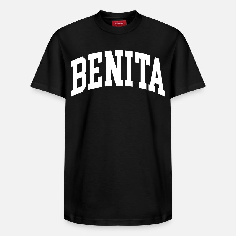 Benita - T-shirt unisexe décontracté en coton Supima – de SPREAD - noir
