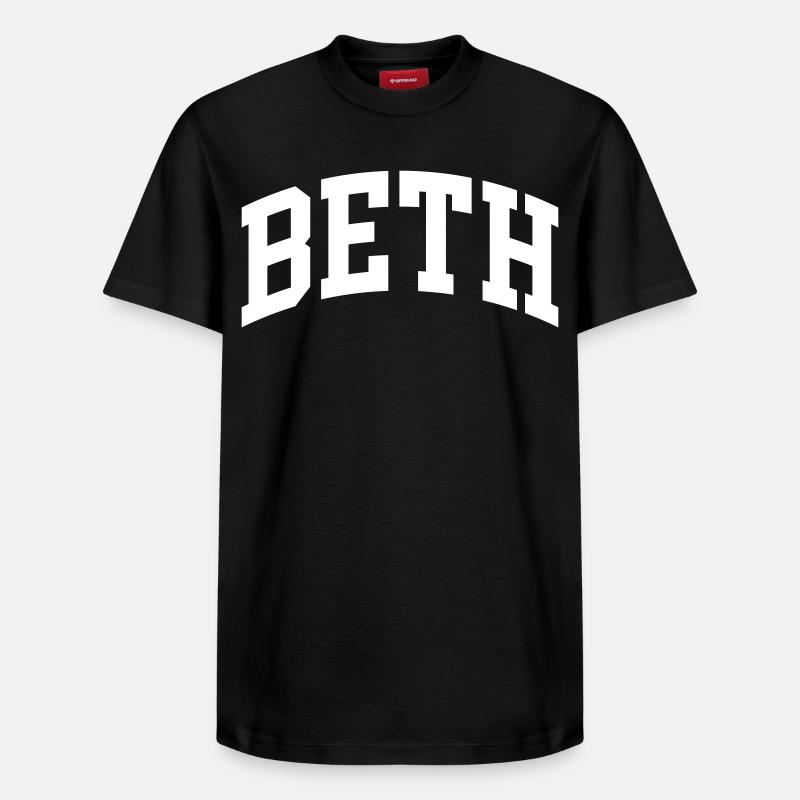 Beth - Relaxed Unisex Supima Cotton T-Shirt – von SPREAD - Schwarz