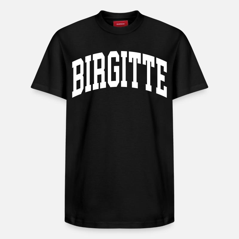 Birgitte - T-shirt unisexe décontracté en coton Supima – de SPREAD - noir