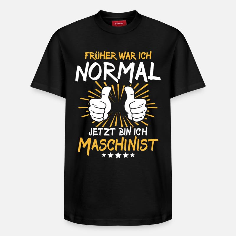 Machiniste Spruch - T-shirt unisexe décontracté en coton Supima – de SPREAD - noir