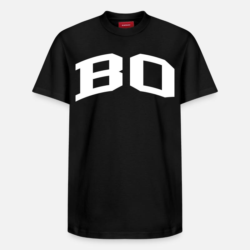 Bo - T-shirt unisexe décontracté en coton Supima – de SPREAD - noir