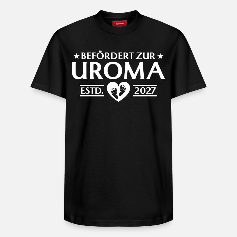 Arrière-grand-mère 2027 : Cadeau de l’arrière-grand-mère - T-shirt unisexe décontracté en coton Supima – de SPREAD - noir