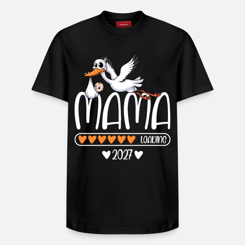 Chargement de Mama 2027 - T-shirt unisexe décontracté en coton Supima – de SPREAD - noir