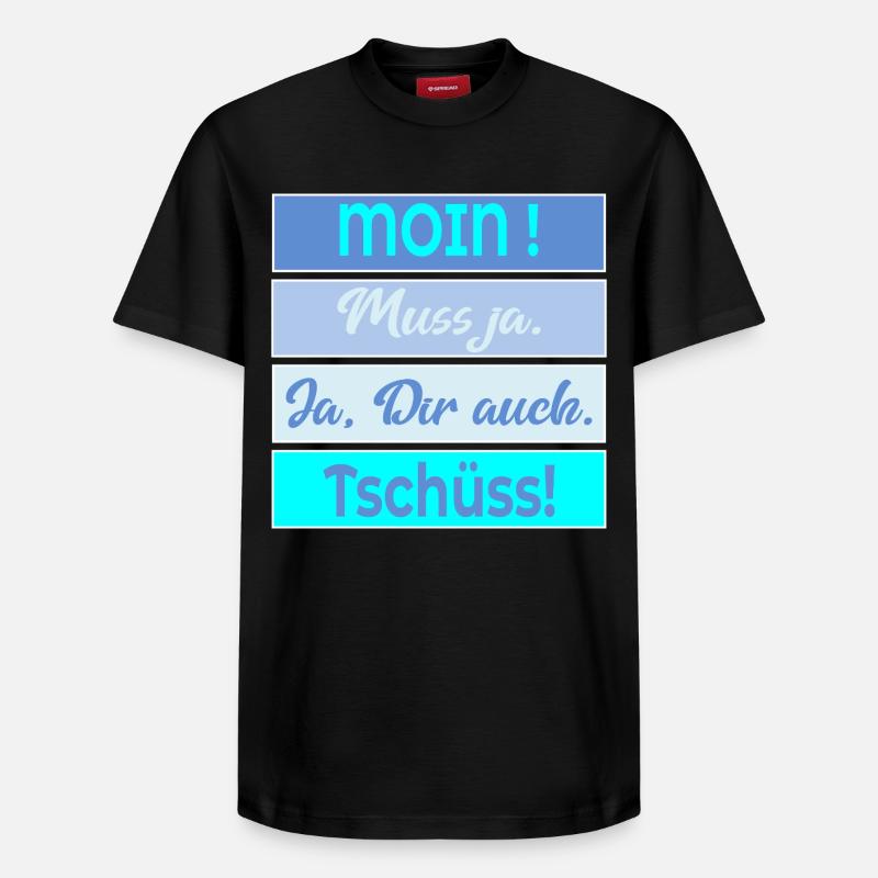 Chat Moin Bye - T-shirt unisexe décontracté en coton Supima – de SPREAD - noir