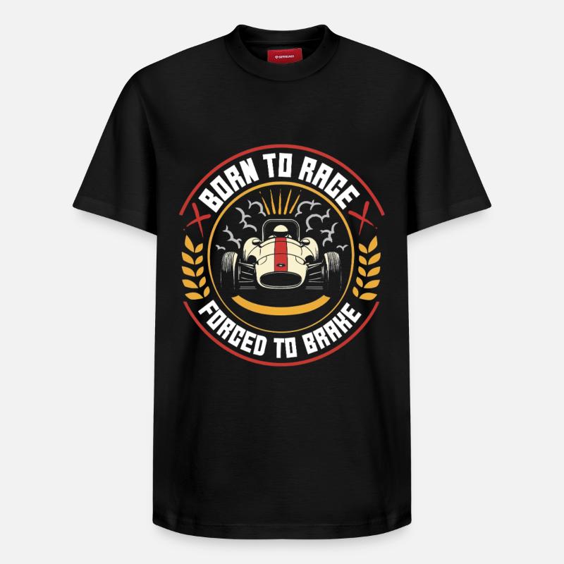 Sport automobile - T-shirt unisexe décontracté en coton Supima – de SPREAD - noir