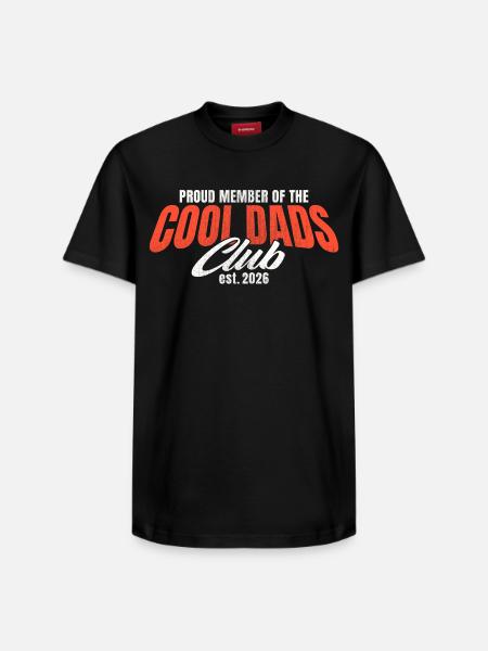 Cool Dads Club - Dad 2026 Gift - Relaxed Unisex Supima Cotton T-Shirt – by SPREAD - black