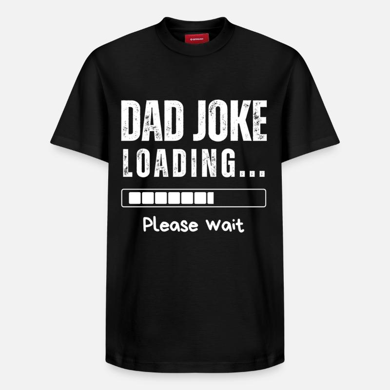 blague de papa - T-shirt unisexe décontracté en coton Supima – de SPREAD - noir