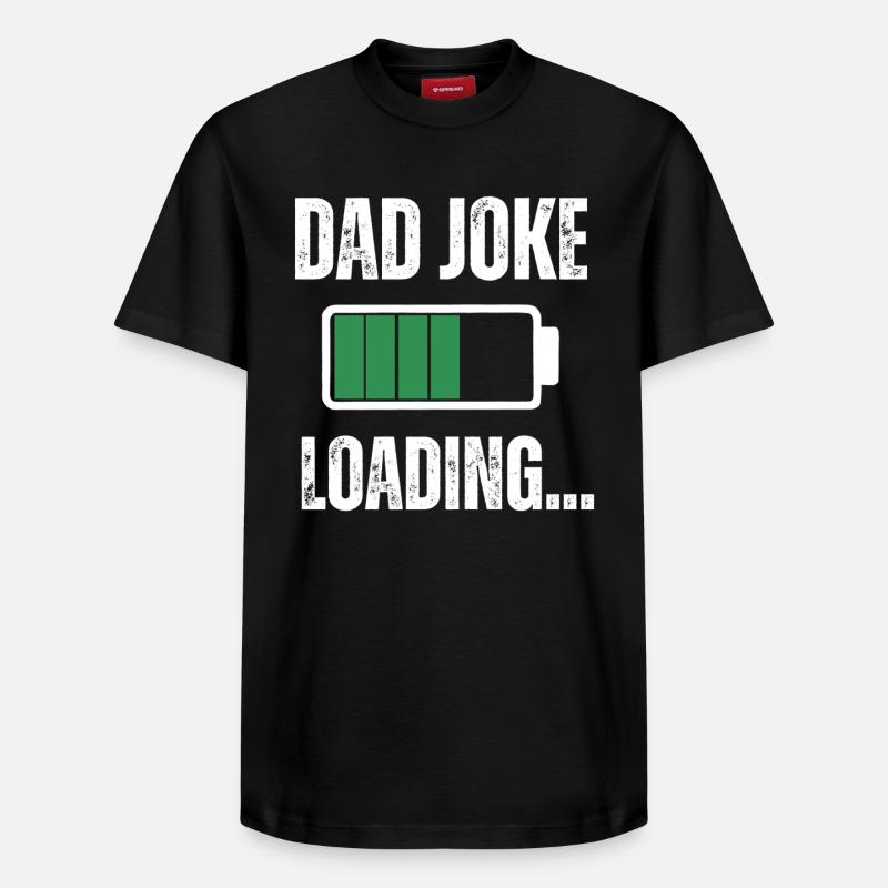 blague de papa - T-shirt unisexe décontracté en coton Supima – de SPREAD - noir