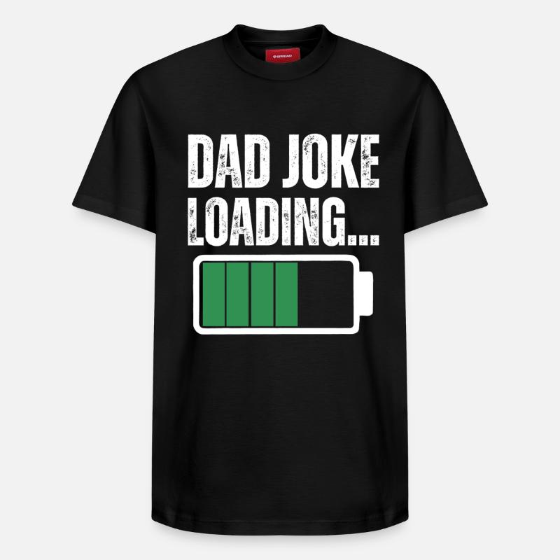 blague de papa - T-shirt unisexe décontracté en coton Supima – de SPREAD - noir