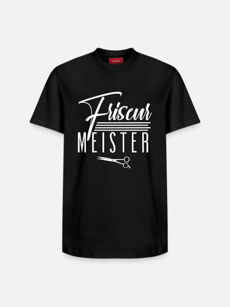 Friseur Meister - Relaxed Unisex Supima Cotton T-Shirt – von SPREAD - Schwarz