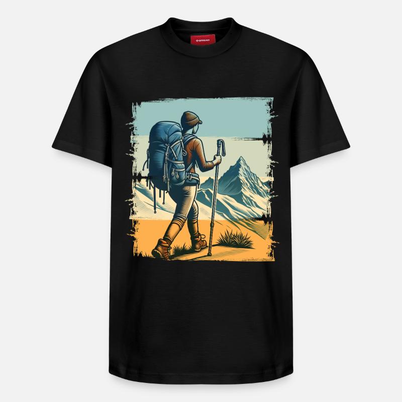 Errer - T-shirt unisexe décontracté en coton Supima – de SPREAD - noir