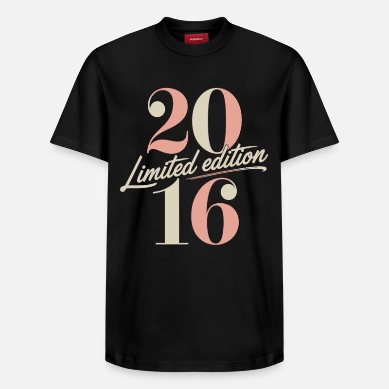 Édition limitée anniversaire 2016 - T-shirt unisexe décontracté en coton Supima – de SPREAD - noir
