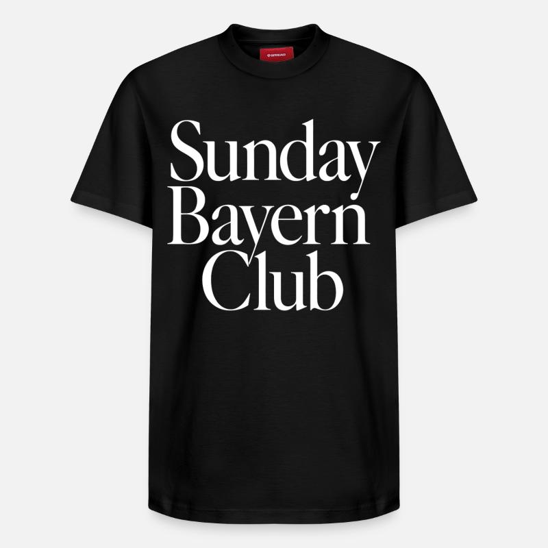 Club du Bayern du dimanche - T-shirt unisexe décontracté en coton Supima – de SPREAD - noir
