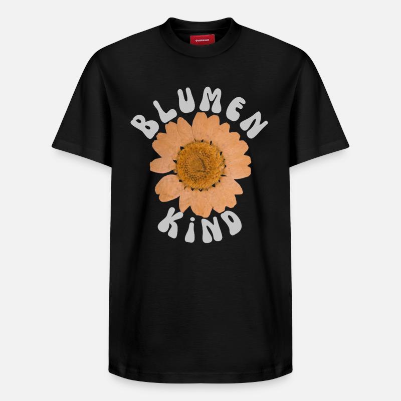 Enfant Fleur - T-shirt unisexe décontracté en coton Supima – de SPREAD - noir