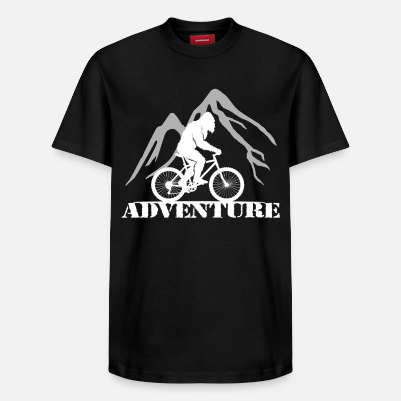 Aventure - T-shirt unisexe décontracté en coton Supima – de SPREAD - noir