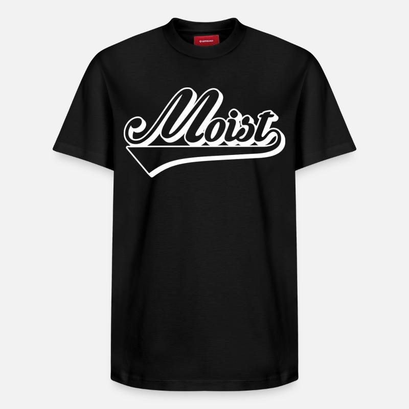 Mobiz Retro Script Logo - T-shirt unisexe décontracté en coton Supima – de SPREAD - noir