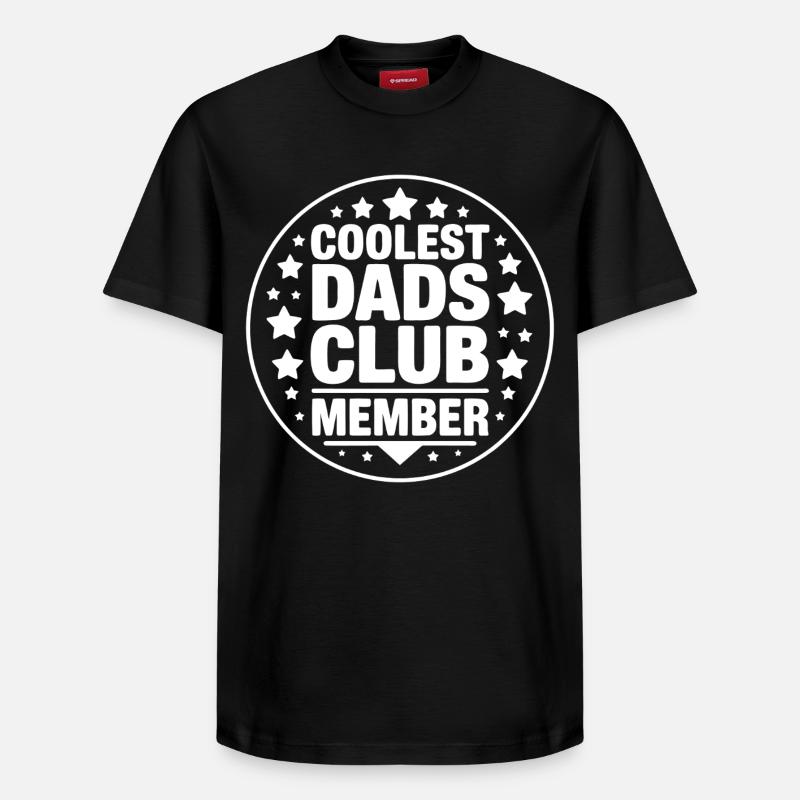 Coolster Dad Klub Mitglied - Relaxed Unisex Supima Cotton T-Shirt – von SPREAD - Schwarz