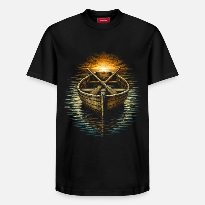 Chapelain, clerc, pasteur Boot - T-shirt unisexe décontracté en coton Supima – de SPREAD - noir