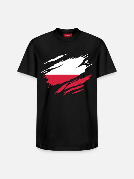 Poland Polish Flag Polish - Relaxed Unisex Supima Cotton T-Shirt – by SPREAD - black
