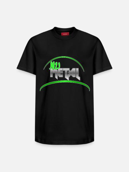 Nu Metal Toxic Green Cap Edition - Relaxed Unisex Supima Cotton T-Shirt – von SPREAD - Schwarz