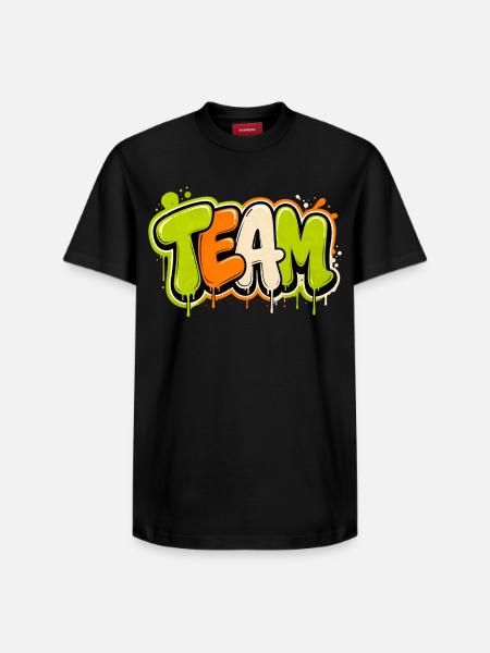Team - Relaxed Unisex Supima Cotton T-Shirt – by SPREAD - black