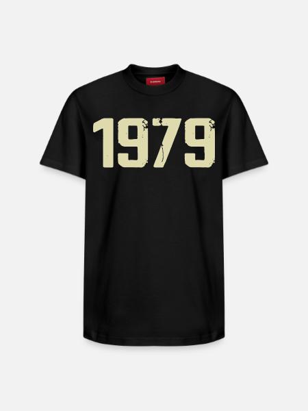 Jubiläum 1979 - Relaxed Unisex Supima Cotton T-Shirt – von SPREAD - Schwarz