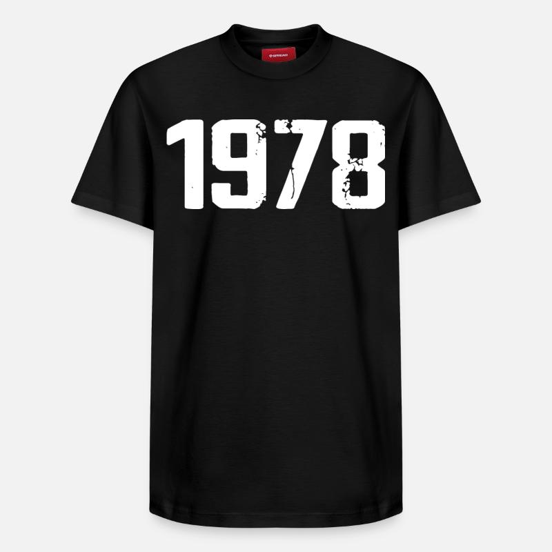 1978 – Großartig seit 1978 - Relaxed Unisex Supima Cotton T-Shirt – von SPREAD - Schwarz