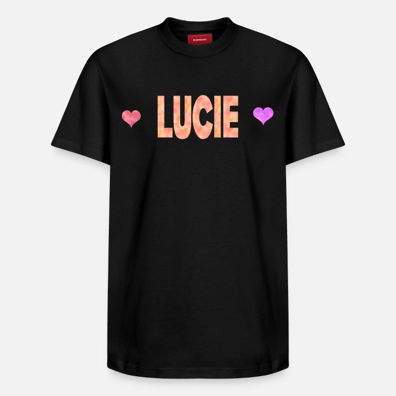 Lucie - T-shirt unisexe décontracté en coton Supima – de SPREAD - noir