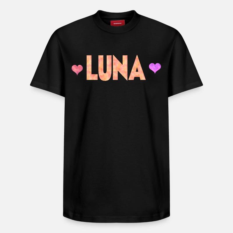 Luna - T-shirt unisexe décontracté en coton Supima – de SPREAD - noir