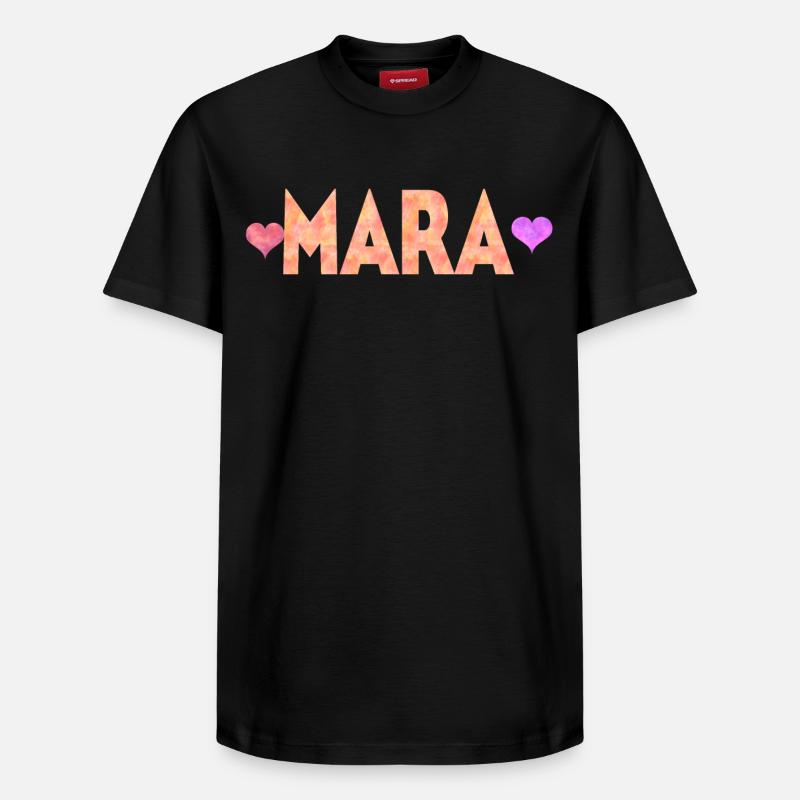 Mara - T-shirt unisexe décontracté en coton Supima – de SPREAD - noir