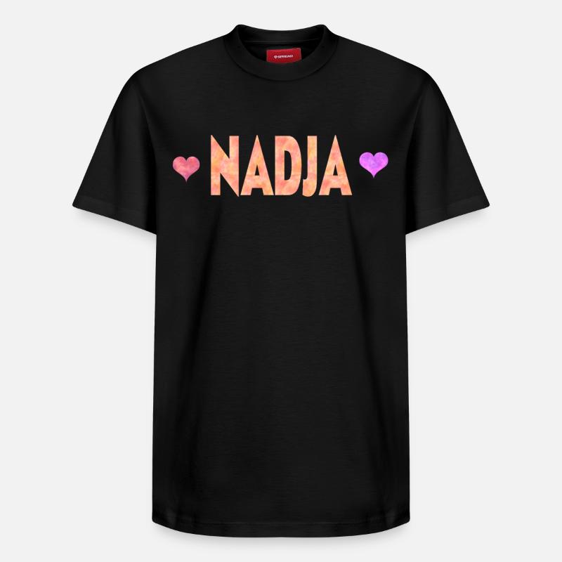 Nadja - T-shirt unisexe décontracté en coton Supima – de SPREAD - noir