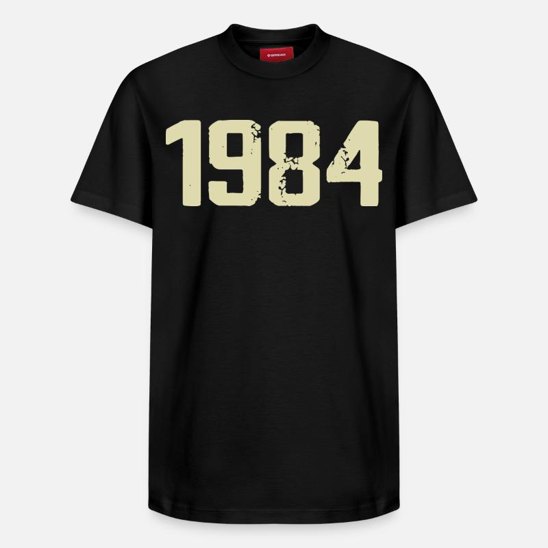 Jubilé 1984 - T-shirt unisexe décontracté en coton Supima – de SPREAD - noir