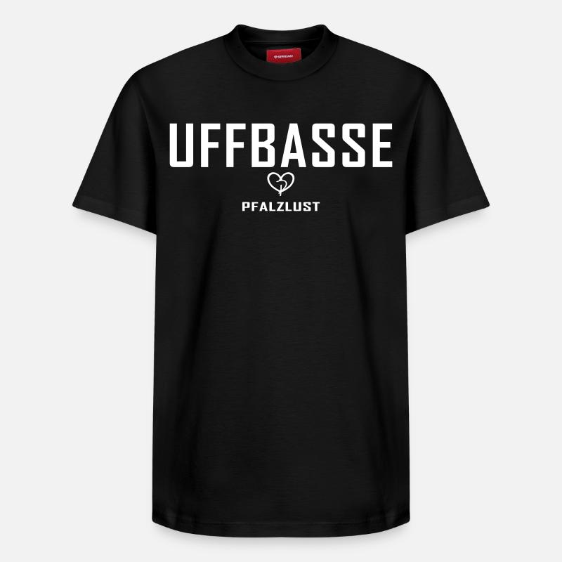 Uffbasse - Relaxed Unisex Supima Cotton T-Shirt – von SPREAD - Schwarz