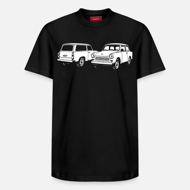 Zweitakter-Ikonen - Relaxed Unisex Supima Cotton T-Shirt – von SPREAD - Schwarz