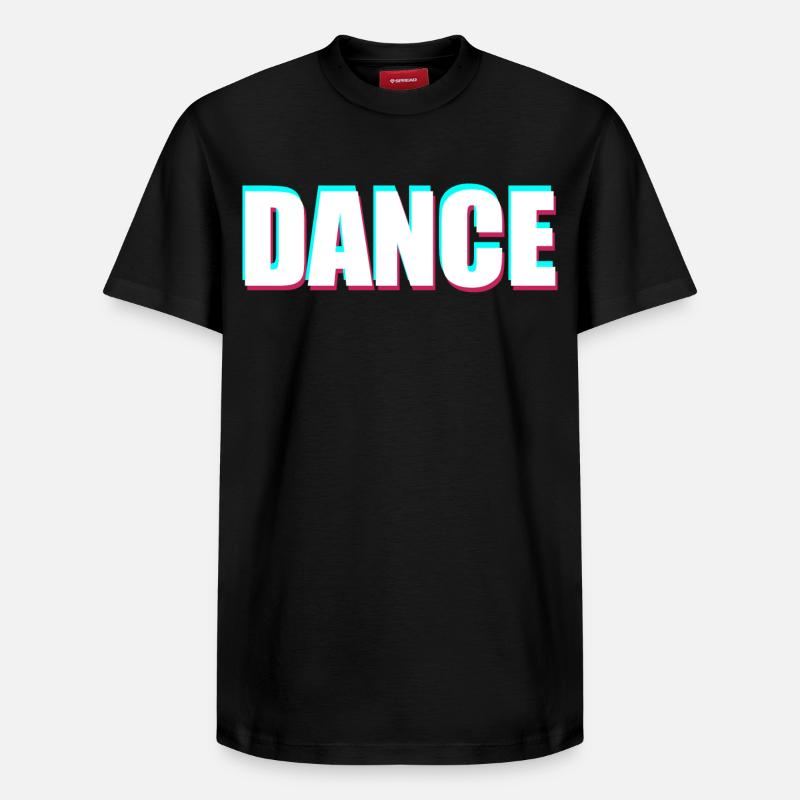 Dance - Relaxed Unisex Supima Cotton T-Shirt – von SPREAD - Schwarz