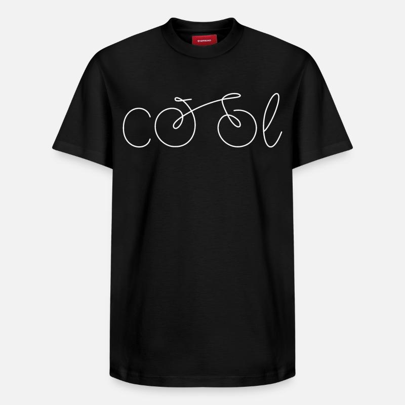 Bike Cool - T-shirt unisexe décontracté en coton Supima – de SPREAD - noir
