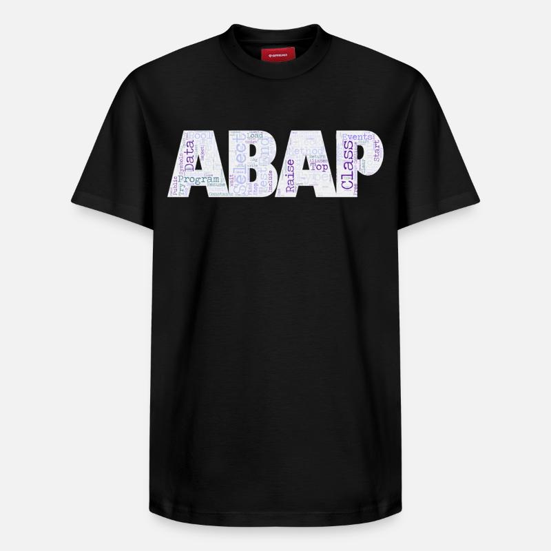 ABAP - Relaxed Unisex Supima Cotton T-Shirt – von SPREAD - Schwarz
